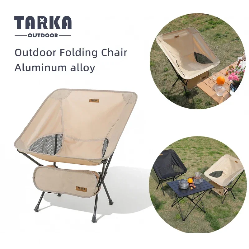 TARKA Foldable Camping Chairs Set Lightweight folding Chair Ultralight  - £95.05 GBP+