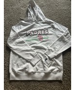 Levelwear Men&#39;s San Diego Padres White Retro Podium Cooperstown Hoodie L... - $68.03 CAD