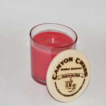NEW Canyon Creek Candle Company 8oz tumbler SWEET APPLE jar Handmade! - $19.94