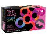 Framar Pink Paws Large Nitrile Gloves - £23.27 GBP