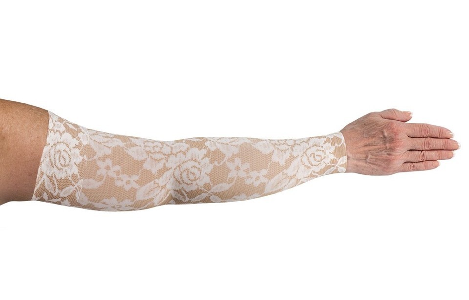 DARLING TAN Compression Sleeve by LYMPHEDIVAS, Gauntlet Option, ANY SZ &amp;... - $92.00