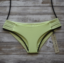 VITAMIN A SWIM LIMONCELLO EMELIA TRIPLE STRAP FULL COVERAGE BIKINI BOTTO... - £51.95 GBP