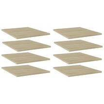  Shelf Set of 8 Sonoma oak Engineered wood 15.7 x 19.7 x 0.6 in - $1,373.56 MXN