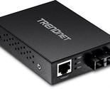 TRENDnet 1000BASE-T to SFP Fiber Media Converter, Gigabit Ethernet to SF... - £47.53 GBP