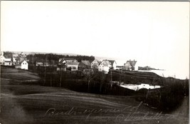 Maine Bird&#39;s Eye View of Blue Hill c1950 Kodak Paper Photo Postcard W2 - $19.95
