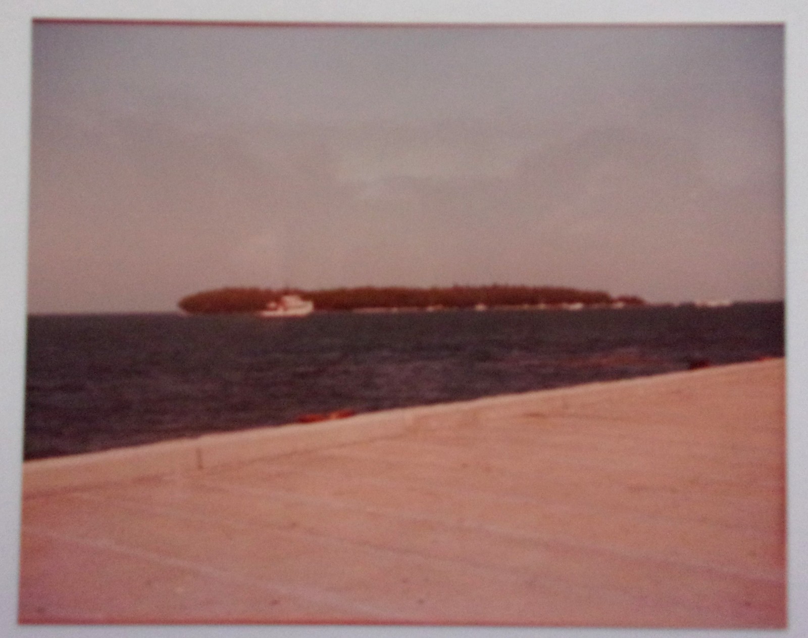 Vintage A Boat In The Water Florida Keys 1982 - $1.99
