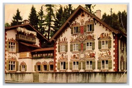 Hansel and Gretel House Oberammergau Germany Chrome Postcard S24 - £3.17 GBP