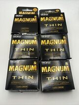 6 pks of 3 Trojan Magnum Thin Large Size Ultrasmooth Lubricated Condoms ... - $19.68