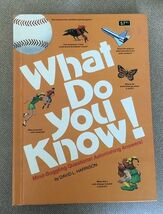 What Do You Know! By David L. Harrison 1981 Hardcover - $9.31