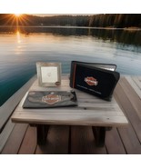 Harley Davidson Wing 8”Patch Jacket Vest w/Photo Frame,Photo Album Motor... - $336.72 MXN