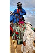 White tuareg turban - $1,778.54 MXN