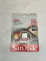 SanDisk Ultra 32GB SDHC Class 10/UHS-1 Flash Memory Card Speed Up To 30MB/s - £8.91 GBP