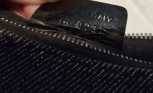 Dior Trailer Pouch Wristlet Cadillac Handbag Purse Motorcycle Galliano Denim Car Item image 10