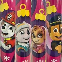 1 Roll Paw Patrol Pink Ornament Christmas Gift Wrapping Paper Featuring ... - £23.14 GBP