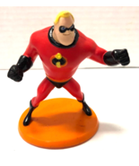 Disney Mr Incredible Pixar 3&quot; PVC Cake Topper Figure - $6.78 CAD