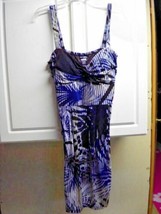 New Bisou Bisou WOmens Sz 16  Tank Dress Belted   - £14.06 GBP