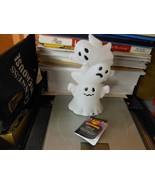 Decor &quot;3 Ghosts Halloween&quot; Light Up Plastic Figure 7&quot; H NEW - $8.42