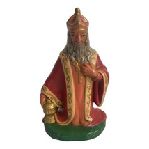 Vintage Holland Mold Kneeling Wise Man Nativity Figure  Replacement Christmas - $20.44