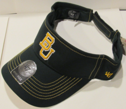 NWT NCAA 47&#39; Brand Baylor Bears Embroidered Raised Logo Visor Green - £23.59 GBP
