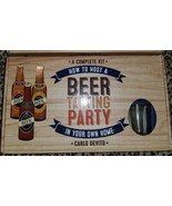 NIB-How To Host a Beer Tasting Party In Your Own Home: A Complete Kit - $9.05