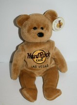 Hard Rock Cafe Isaac Beara Las Vegas Plush Bear Beanbag Stuffed Animal S... - $14.52