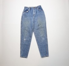 Vintage 90s Streetwear Womens 27 Distressed Tapered Leg Denim Jeans Blue... - $40.59 CAD