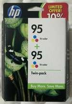 HP 95 Tri-Color Ink Cartridge For Photo Packs Twin Pack (CD886FN - 2 x CB261AN) - £13.92 GBP