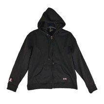 UNDER ARMOUR Women&#39;s M Full Zip Hoodie Jacket, Pink Ribbon Breast Cancer Aware - £18.08 GBP