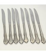 Oneida Morning Blossom Dinner Knives 9&quot; Profile Stainless Lot of 8 - €25,05 EUR