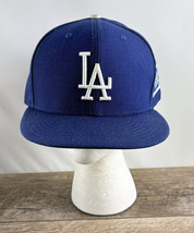 Los Angeles Dodgers New Era 59Fifty Fitted Baseball Hat Blue World Series 7 3/4 - £19.70 GBP