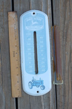 Vintage JOHN DEERE Thermometer Frame Four legs logo, No Thermometer ~ SHIPS FREE - £19.65 GBP