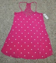 Womens Sundress Hollister Jr Girls Pink Polka Dot Racerback Lined Beach ... - £24.42 GBP