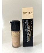 MAC Studio Radiance Serum-Powered Foundation NC 14.5 ,1 oz, NIB - $64.49 CAD