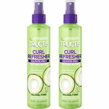 3 Pack Garnier Fructis Curl Refresher Reviving Water Spray For All Curl Types - - $23.76