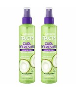 3 PACK GARNIER FRUCTIS CURL REFRESHER REVIVING WATER SPRAY FOR ALL CURL ... - £18.61 GBP
