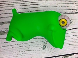 Eye Popping Frog Large Squeeze Stress Relief Toy Latex Free - £15.14 GBP