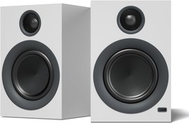 Bluetooth Bookshelf Speakers, 75W Powered Active Speaker With 4 Inch, White - £184.72 GBP