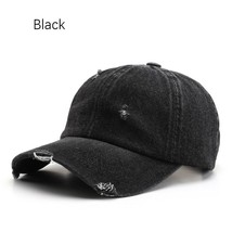 SLECKTON Denim Baseball Cap for Men and Women Washed Cotton Snapback Caps Hiphop - £21.85 GBP