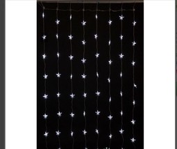 Sparkling Stars LED Light Curtain White - £29.67 GBP