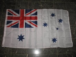 3X5 White Australia Australian Naval War Military Flag 3&#39;X5&#39; Banner Grommets - £9.62 GBP