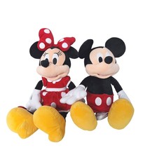 Disney Store Mickey &amp; Minnie Mouse Plush Set Classic Outfits Stuffed Toy... - $27.72