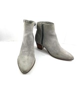 Coconut By Matisse Boots Women 8.5M Camilia Shoe Grey Suede Leather Ankl... - $507.19 MXN