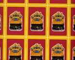 Double Deck Sheet of Uncut Santa Fe Railroad Playing Cards Brown &amp; Bigelow  - $94.29