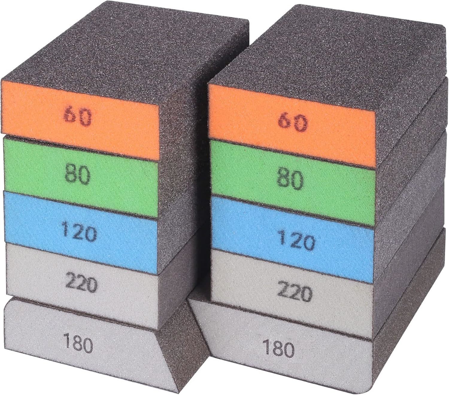 Boshcrfat 10-Piece Sanding Block Set, Machine-Washable And, And 220 Grits. - $34.95