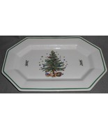 Nikko CHRISTMASTIME PATTERN 16&quot; Octagonal Serving Platter MADE IN JAPAN - $108.53 CAD