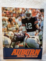 1986 Auburn Football Illustrated The Tennessee Game 9.27.86 Jeff Burger  - £11.43 GBP