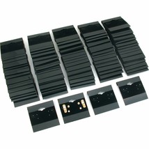 2&quot; 100 Black Flocked Hanging Earring Cards For Revolving Rotating Displa... - £9.98 GBP