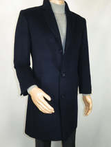 Men's CASILA Turkey Top Winter Coat Wool, Cashmere Blend 403140-14 Navy Blue image 3