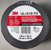 3M Silver HVAC Tape # 3350 1.88" x 120 yd UL-181B-FX - $26.99
