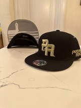 Puerto Rico SnapBack Adult Black and Gold Color. Fits All - £15.54 GBP